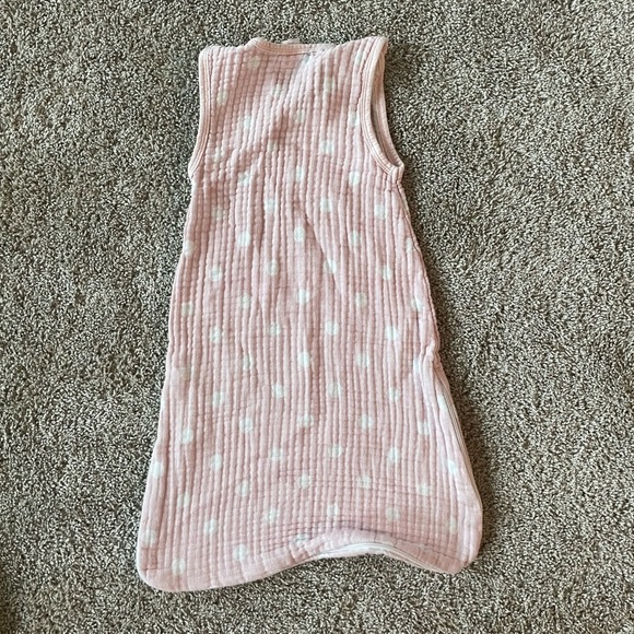 Baby Aspen baby swaddle Sweet Snuggles Muslin Wearable Blanket pink 0-6 months - Picture 6 of 10